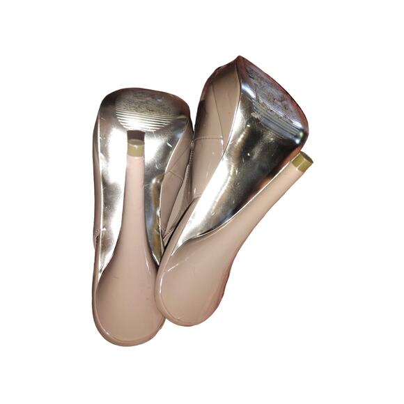 Steve Madden Nude Peep Toe sling back heels size 8.5 - Picture 5 of 6